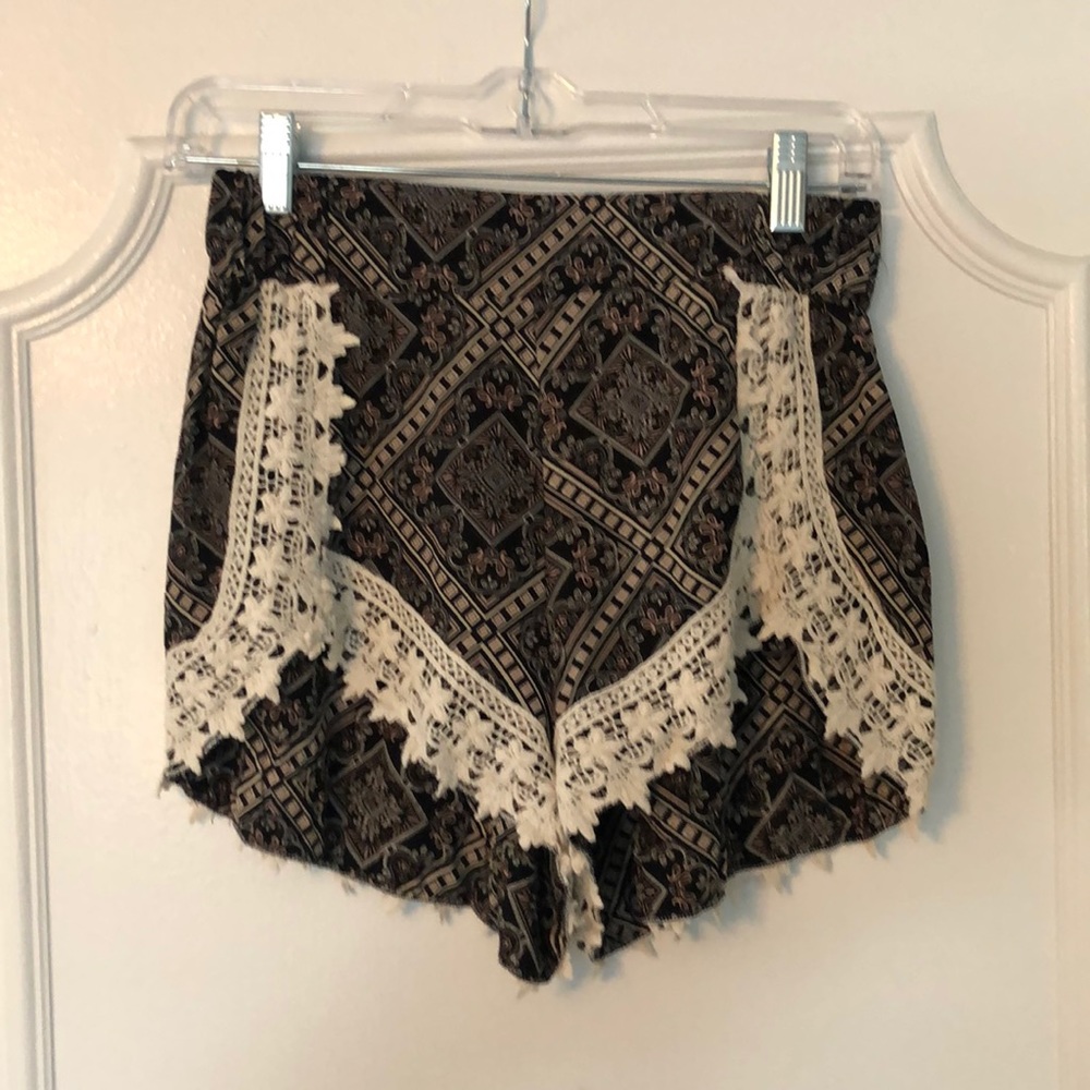 Fun and flirty patterned shorts